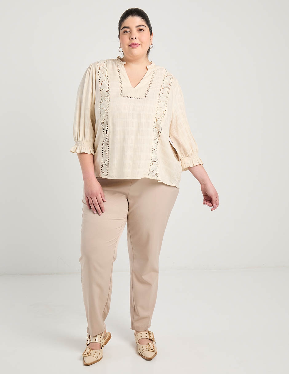 Blusa manga 3/4 para mujer 2