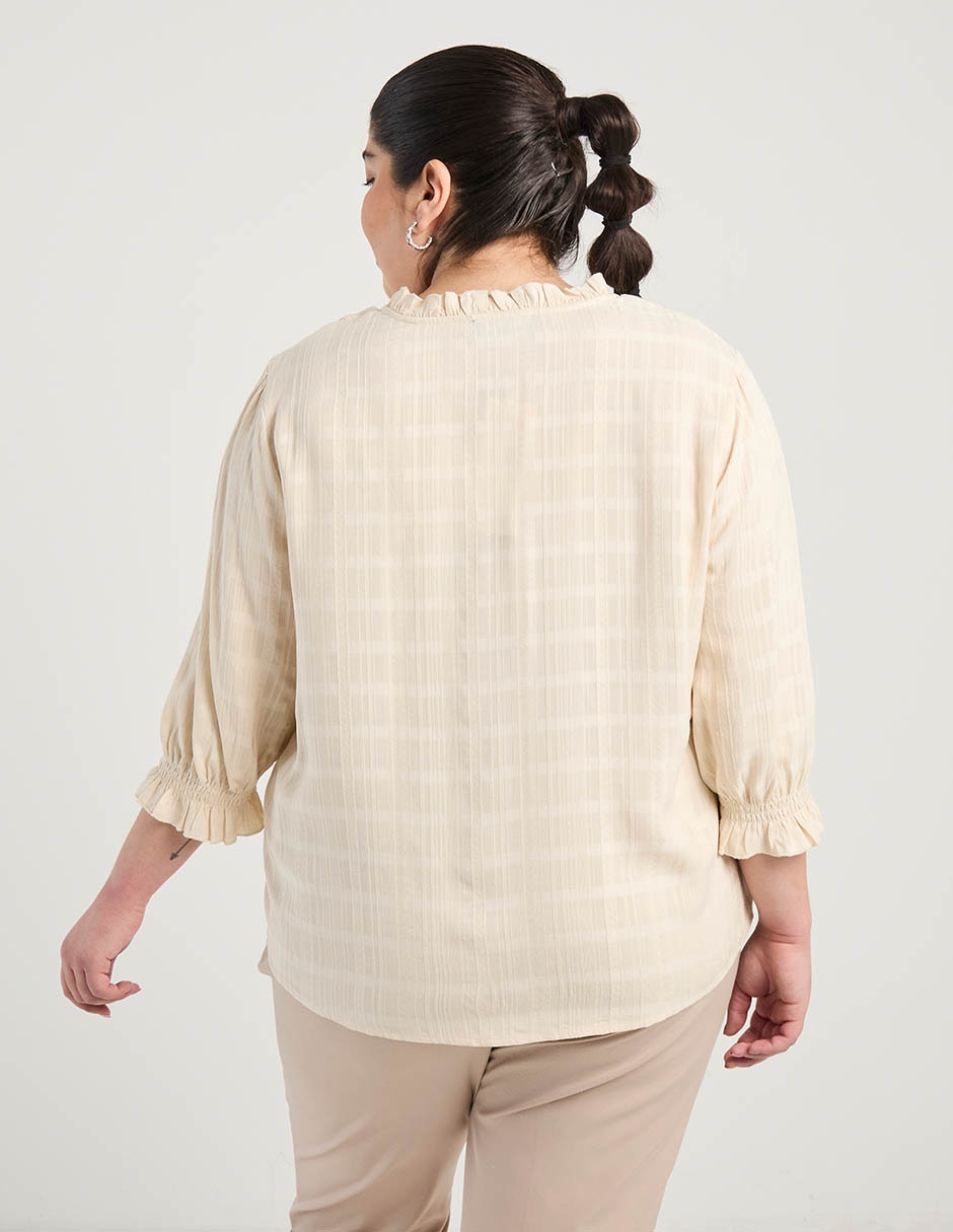Blusa manga 3/4 para mujer 6
