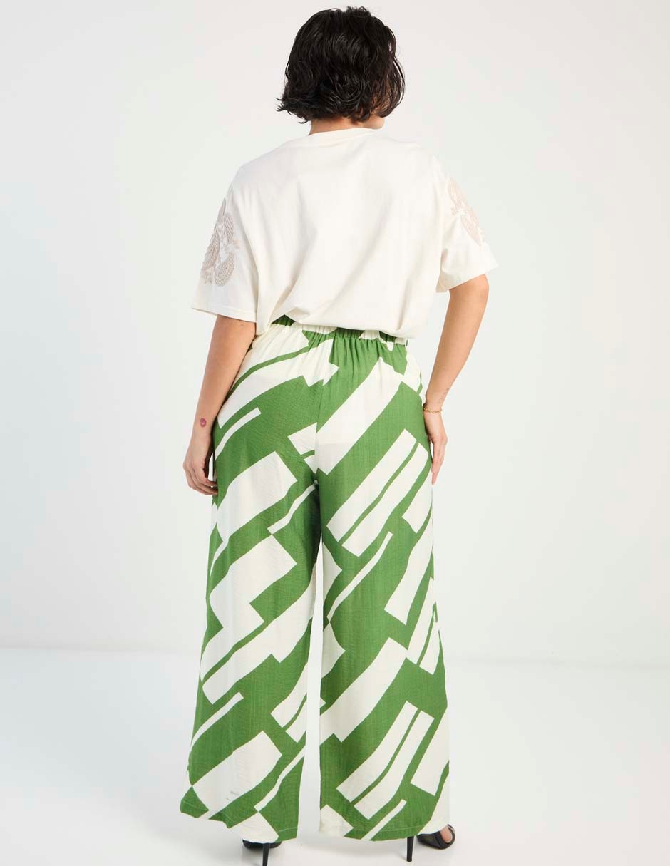 Pantalón relaxed amplio para mujer 2