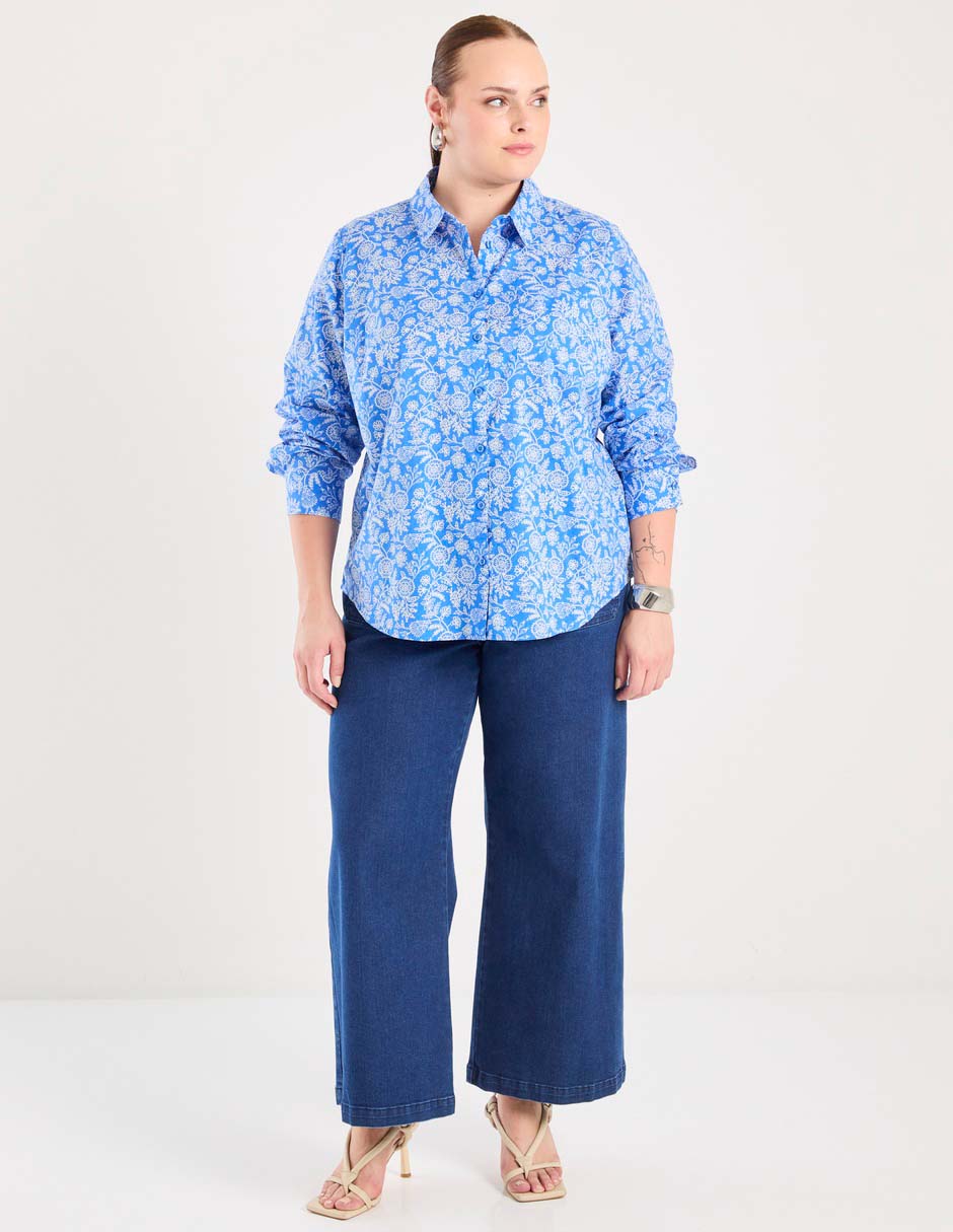 Jeans amplio para mujer 3