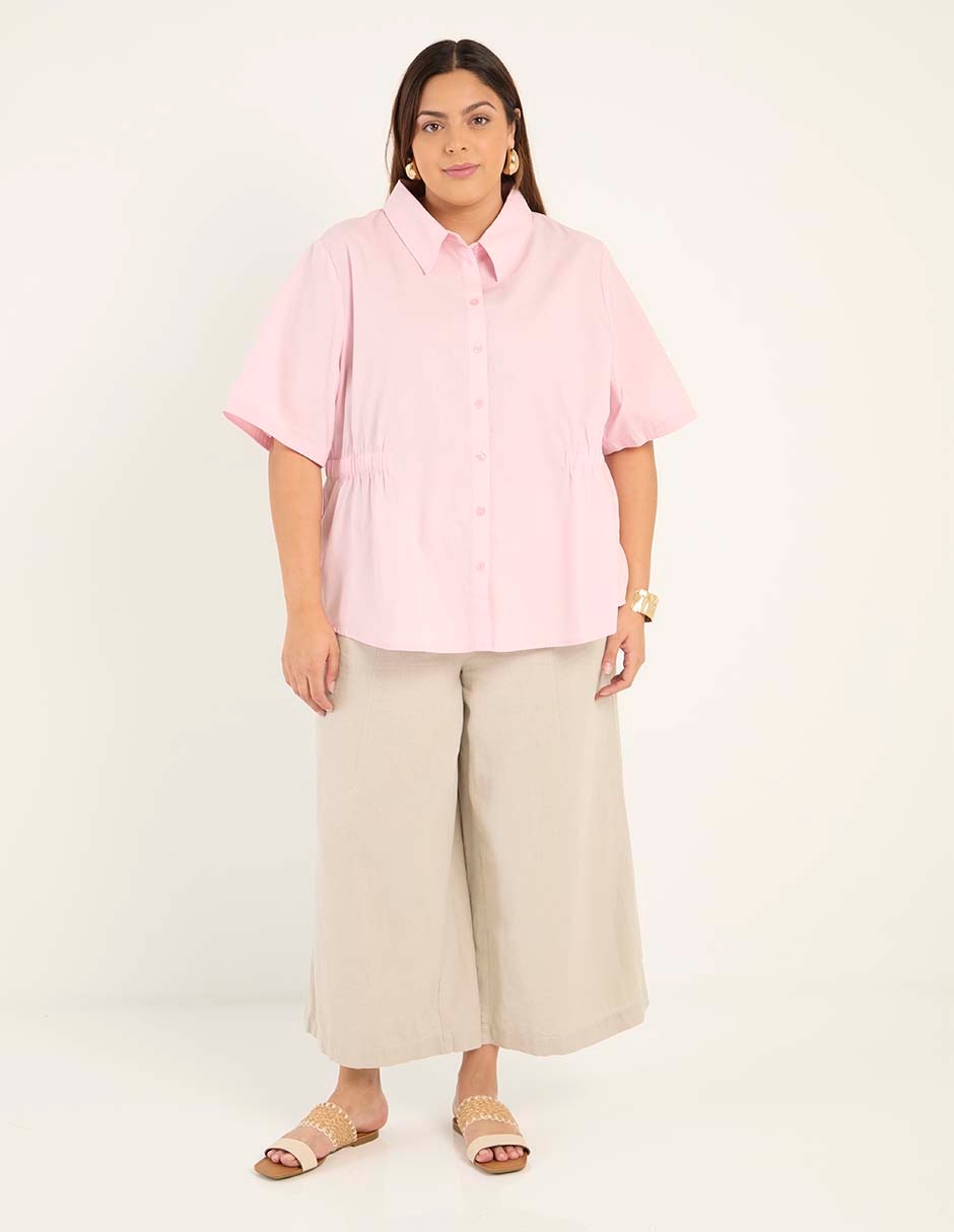 Blusa manga al codo para mujer 3