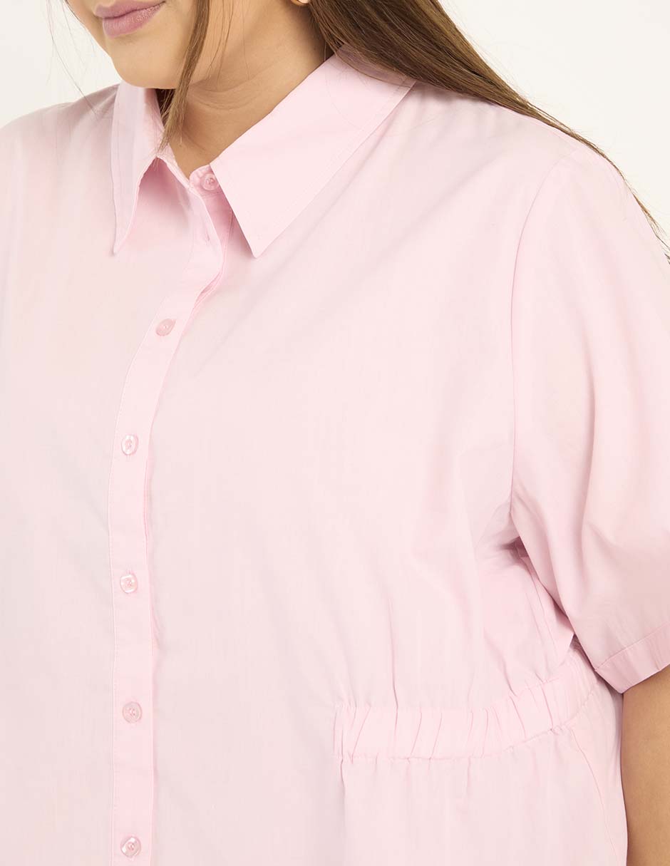 Blusa manga al codo para mujer 4
