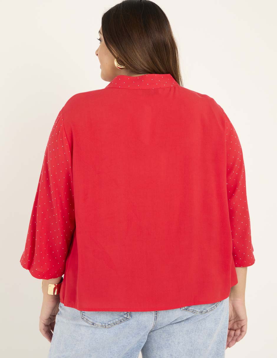 Blusa manga 3/4 para mujer 2