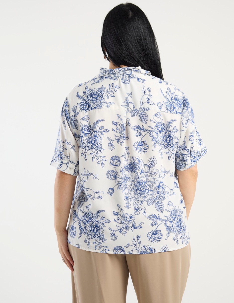 Blusa manga al codo para mujer 2