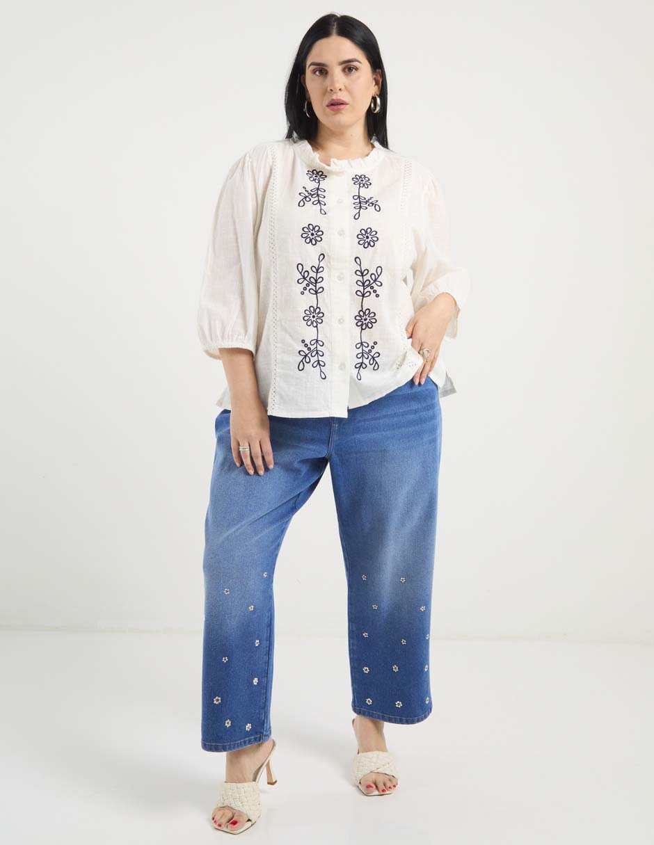 Blusa manga 3/4 para mujer 2