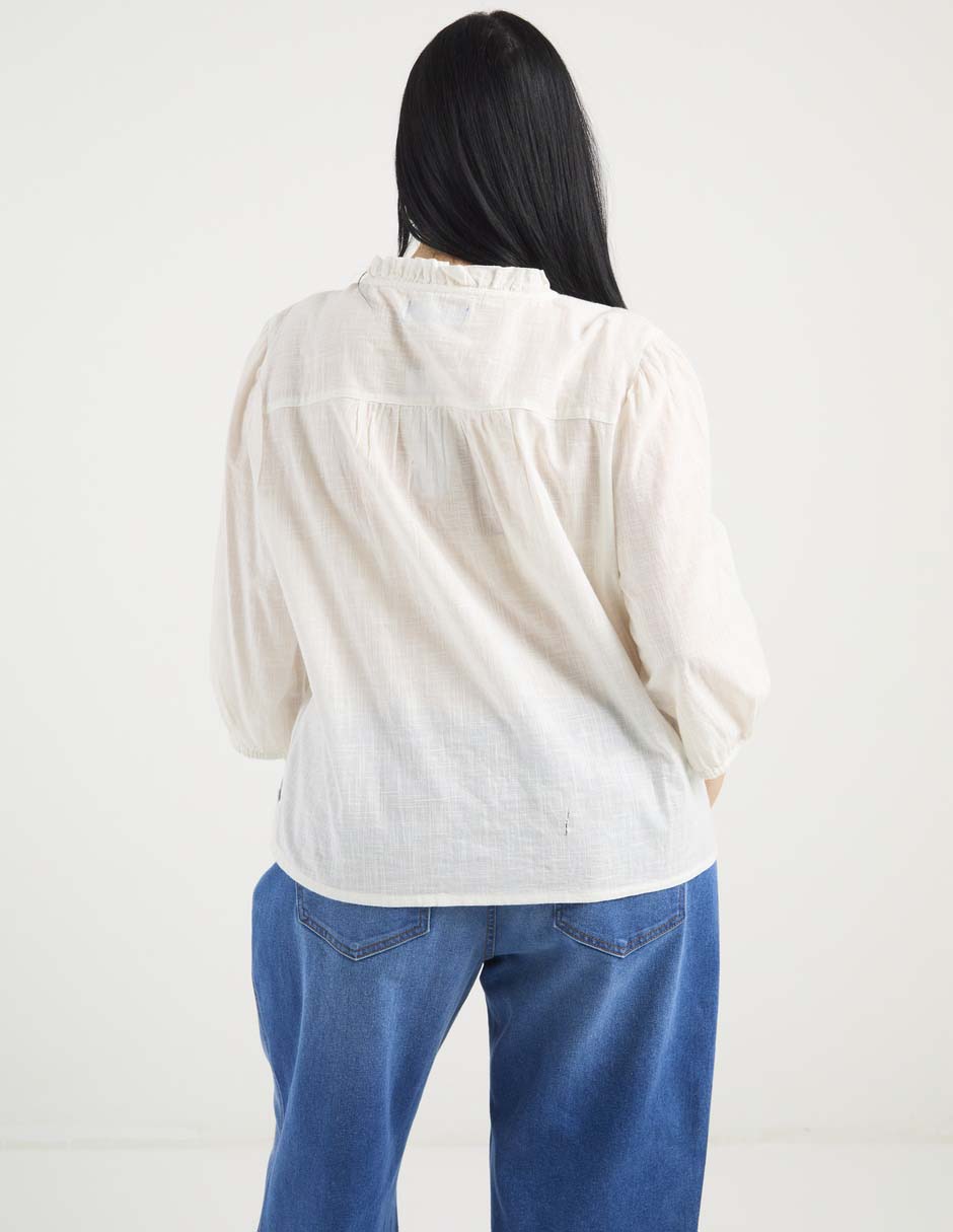Blusa manga 3/4 para mujer 6