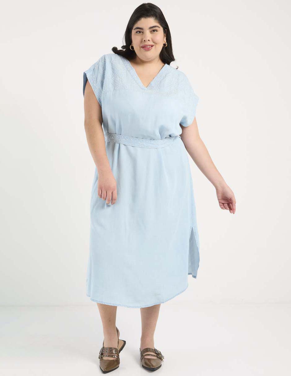 Vestido midi casual para mujer Vestido midi casual para mujer