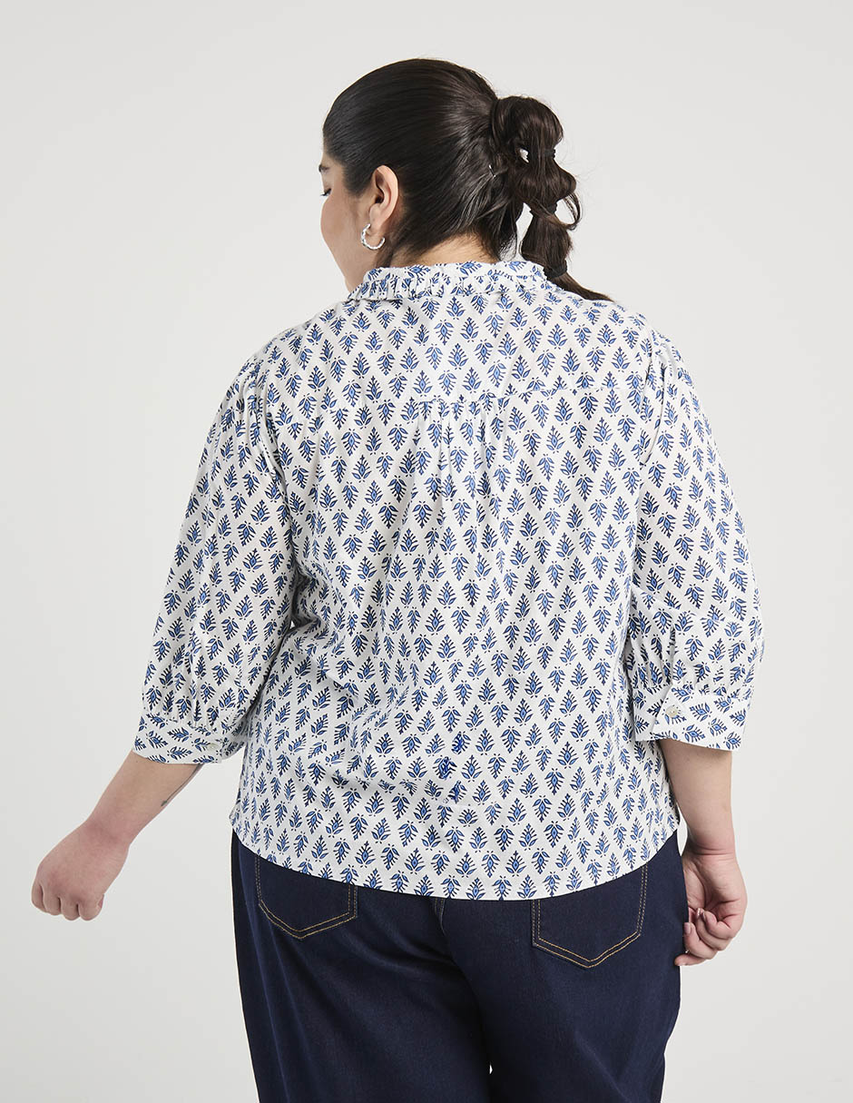 Blusa manga 3/4 para mujer 6