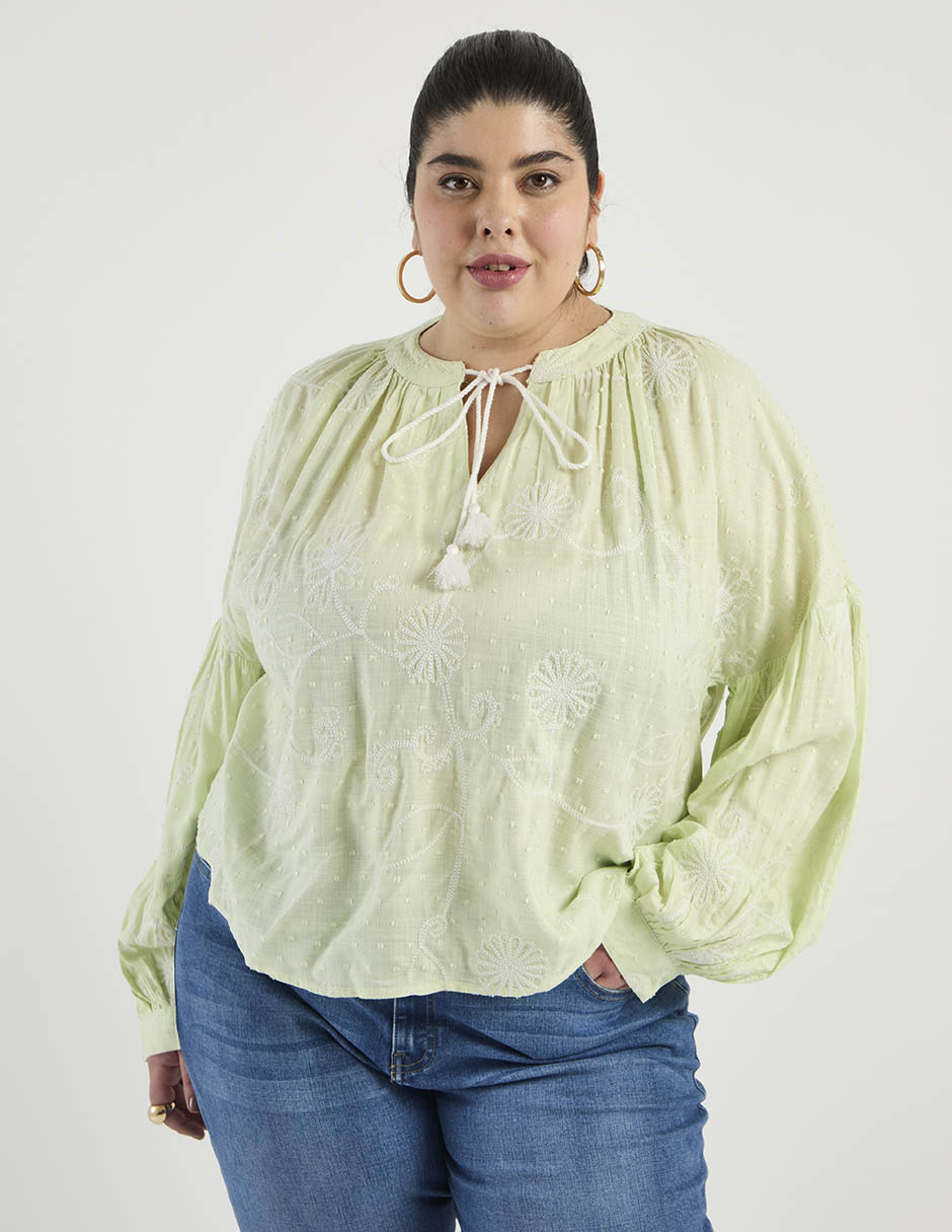 Blusa manga larga para mujer Blusa manga larga para mujer