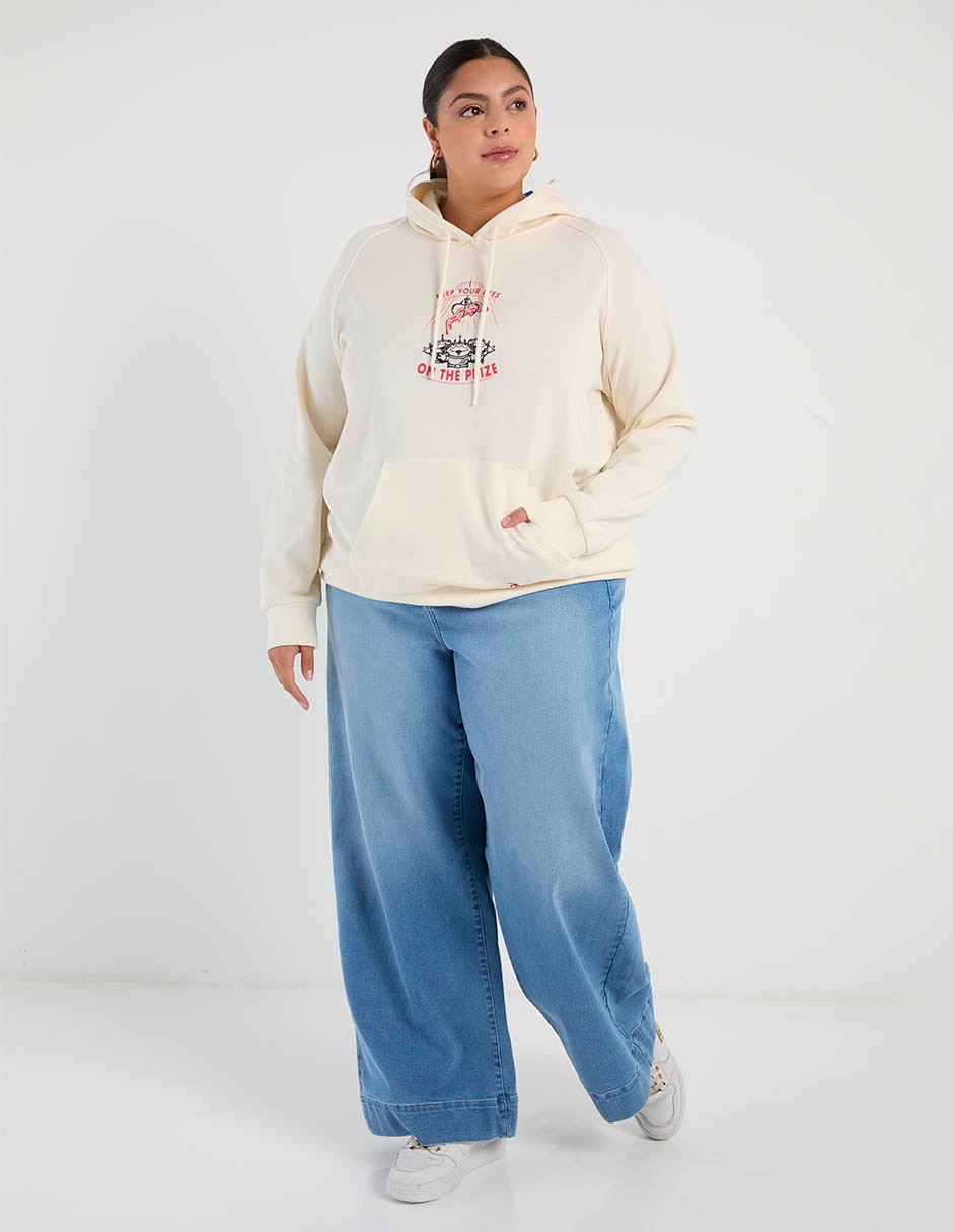 Sudadera con capucha y bolsa para mujer 3