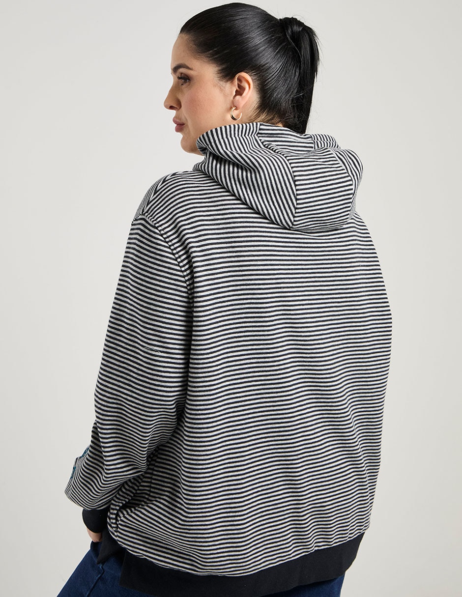 Sudadera con capucha y bolsa para mujer 6