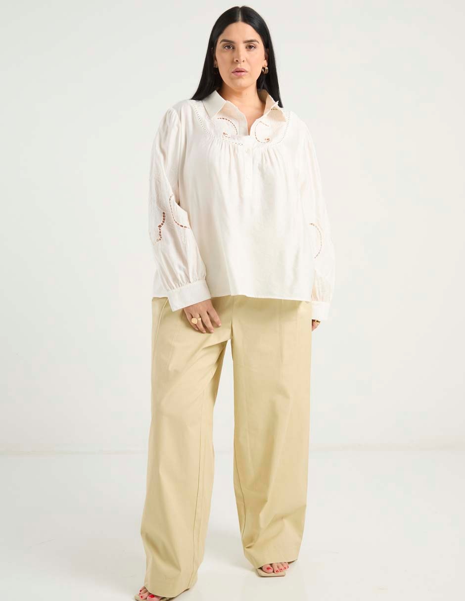 Blusa manga larga para mujer 3