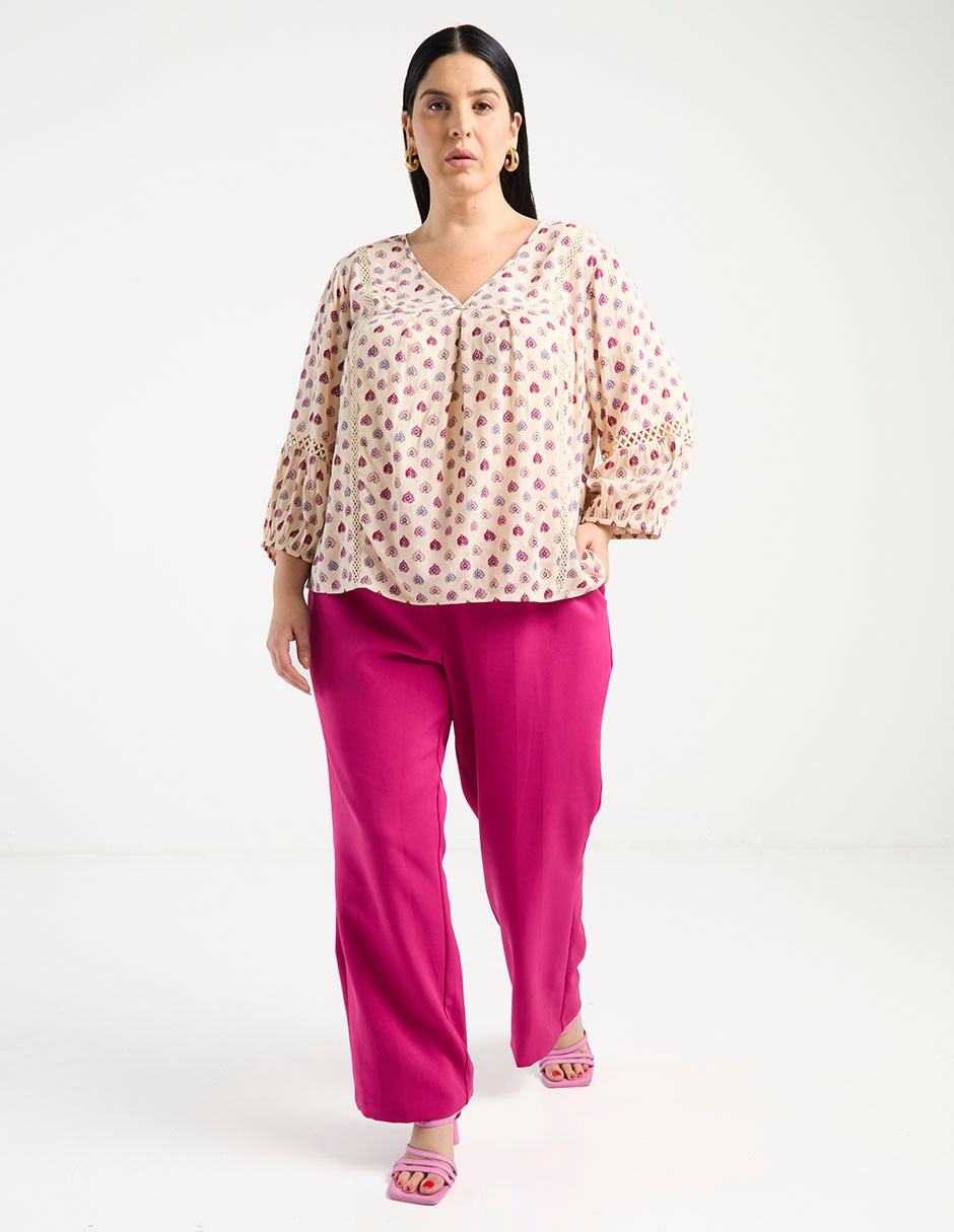 Blusa manga larga para mujer 3