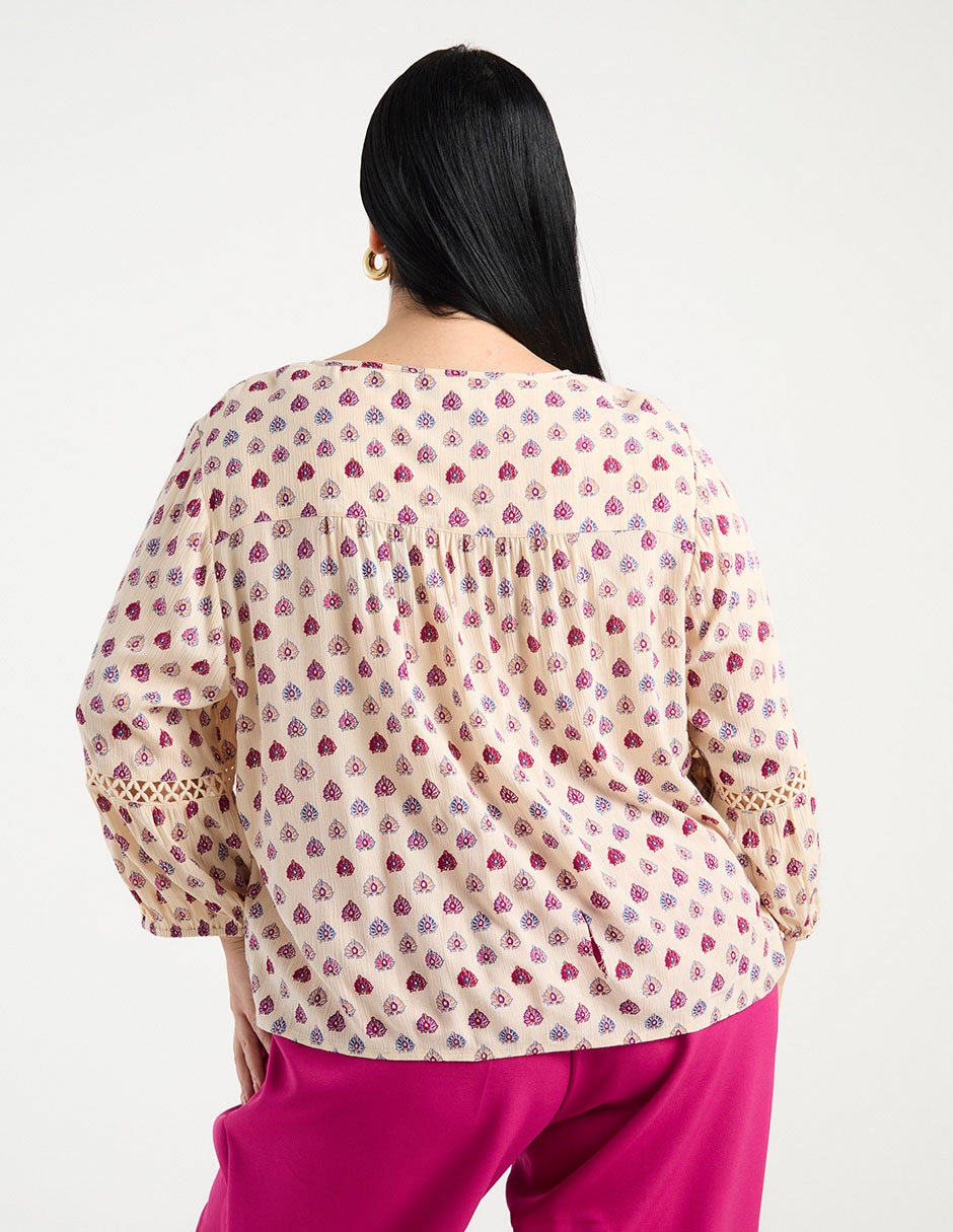 Blusa manga larga para mujer 6