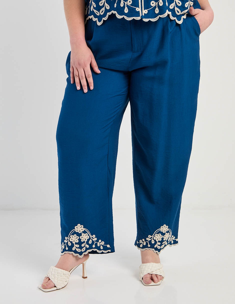 Pantalón relaxed amplio para mujer Pantalón relaxed amplio para mujer