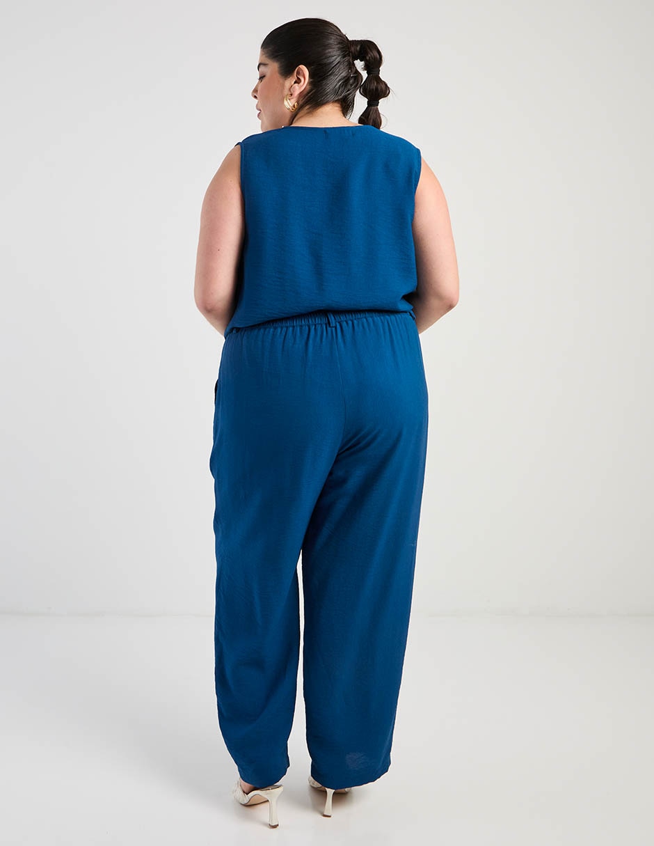 Pantalón relaxed amplio para mujer 6