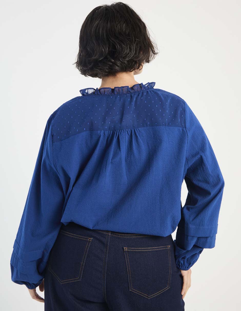 Blusa manga larga para mujer 2