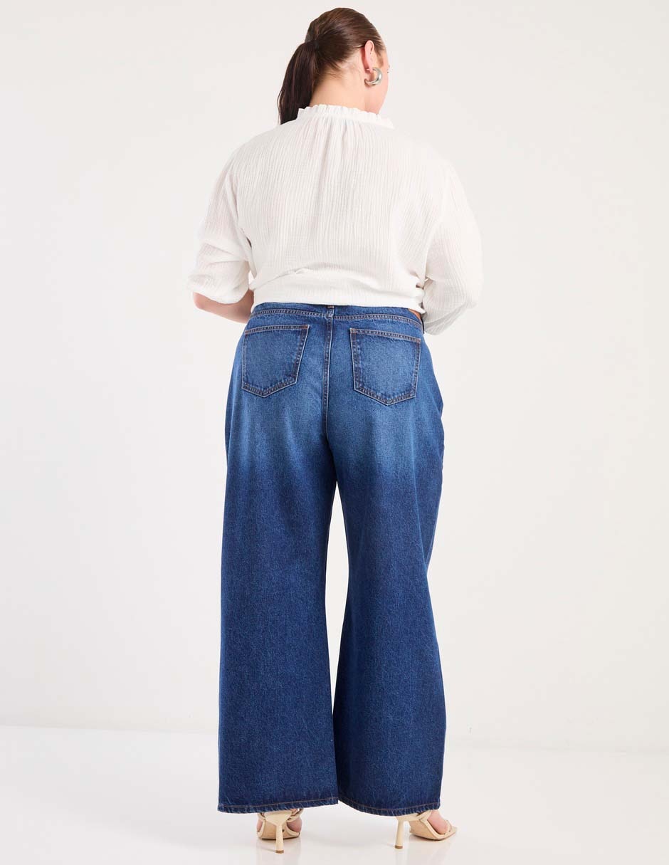 Jeans amplio para mujer 2