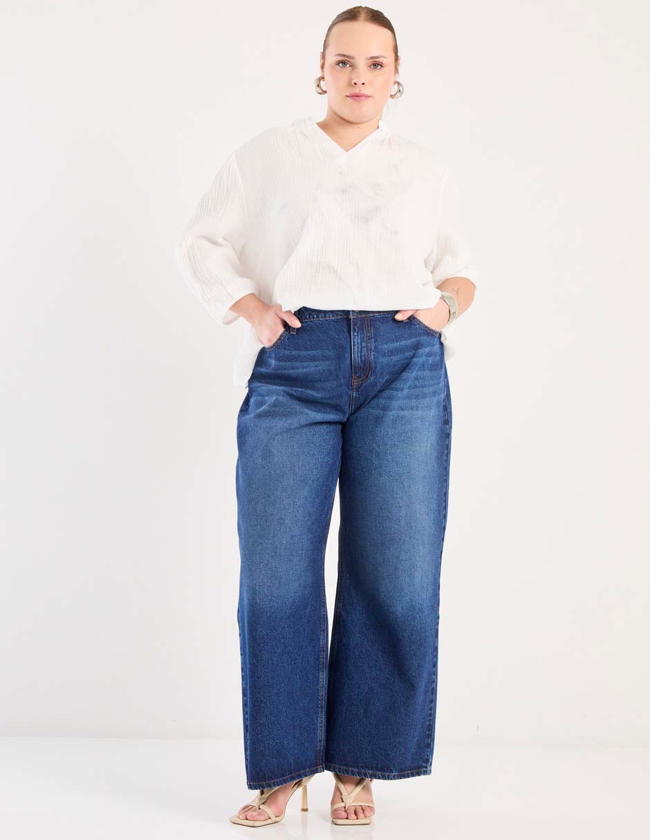 Jeans amplio para mujer 3