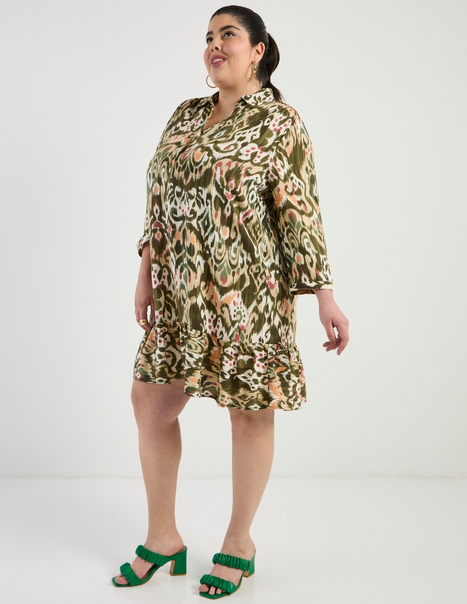 Vestido arriba de la rodilla casual para mujer 2