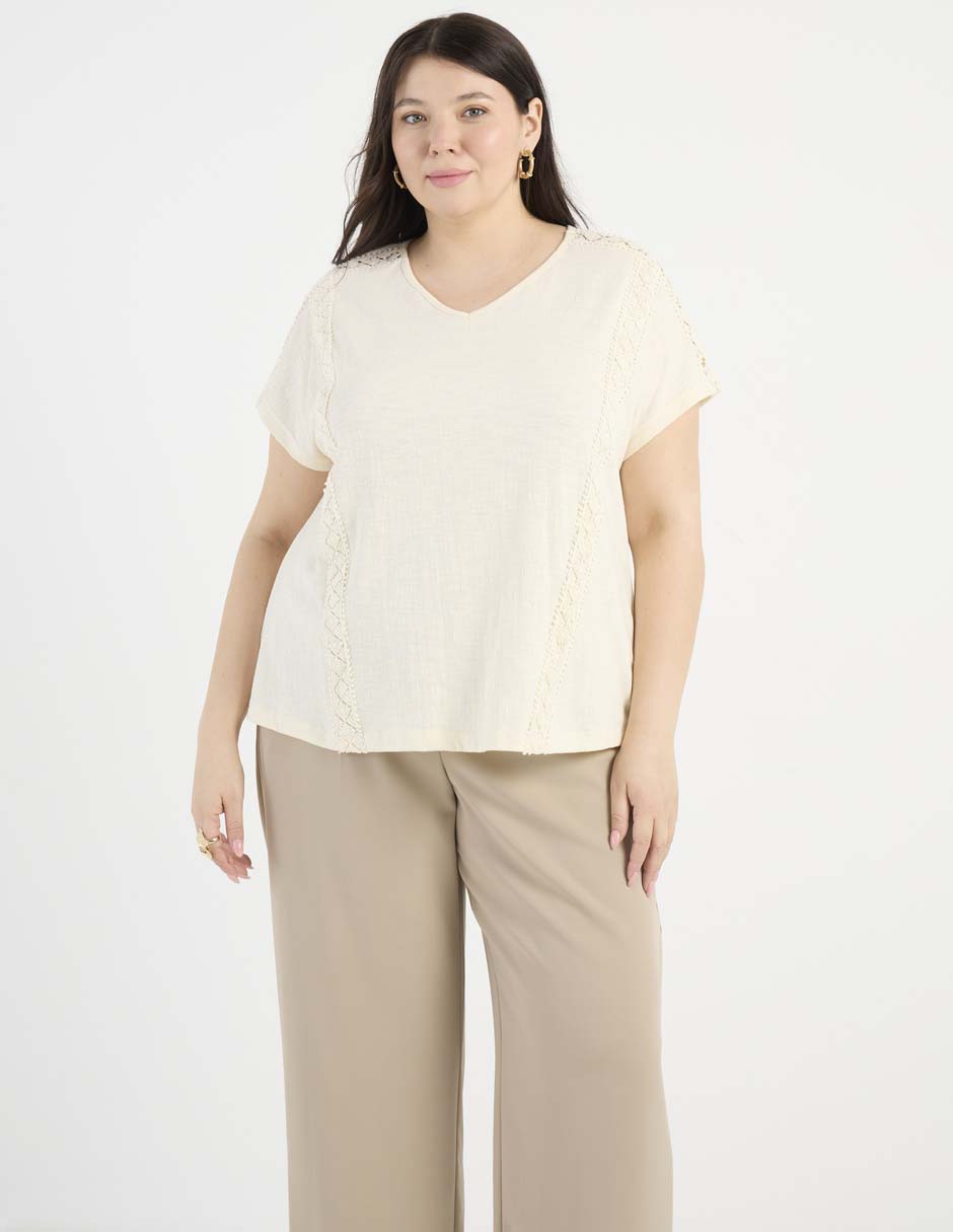 Blusa manga corta para mujer Blusa manga corta para mujer