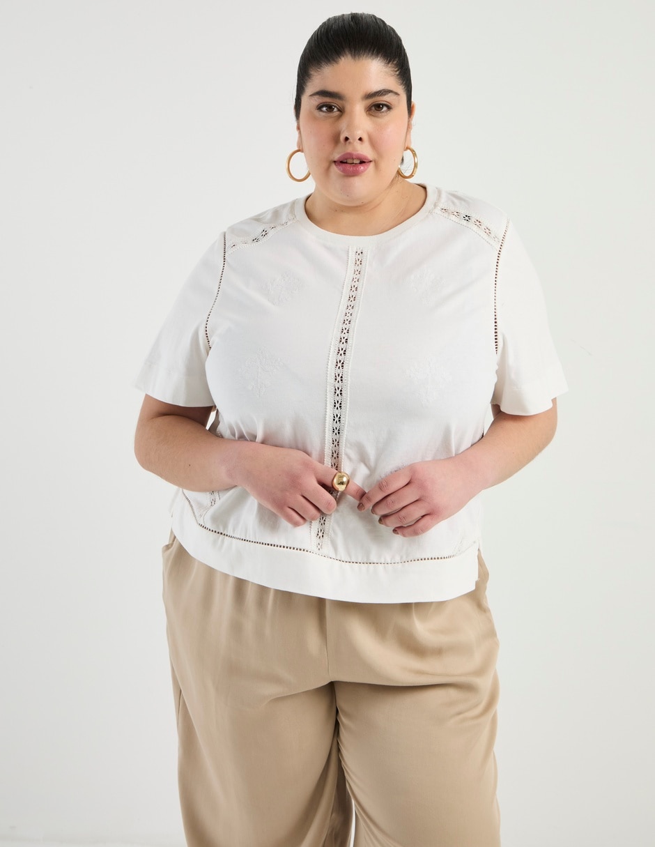 Blusa manga corta para mujer Blusa manga corta para mujer