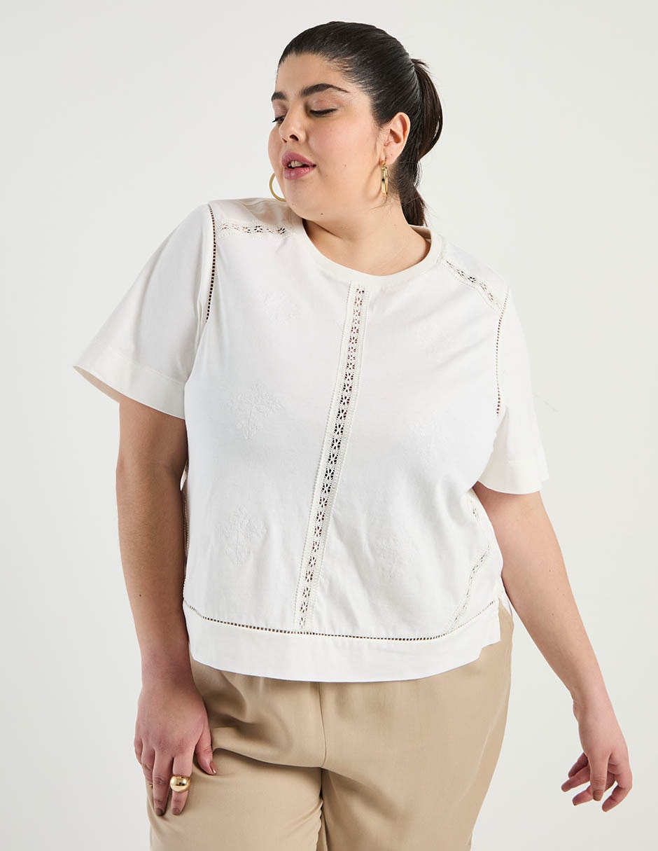 Blusa Weekend Plus manga corta para mujer 2