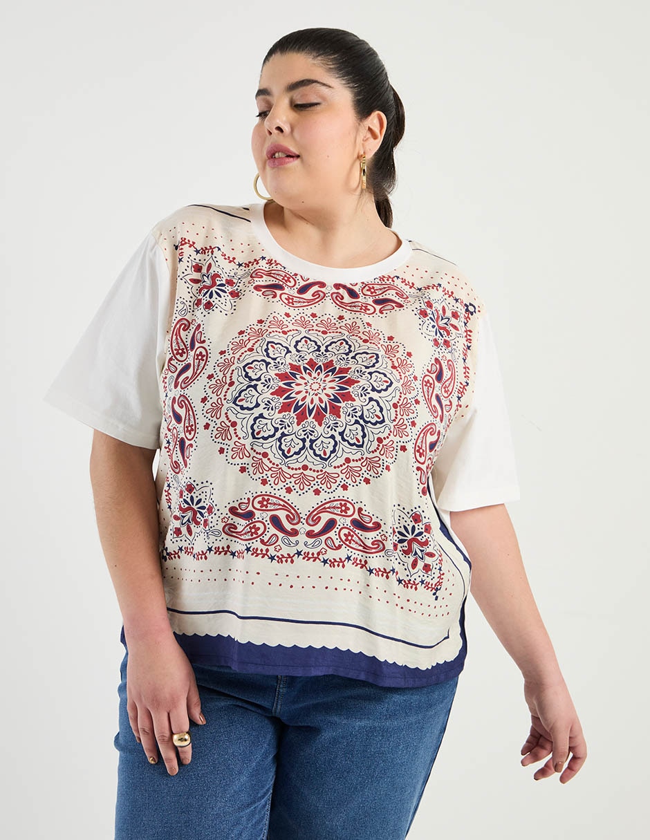 Blusa manga corta para mujer 2