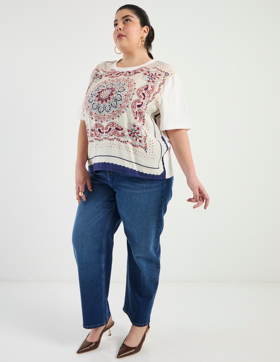 Blusa manga corta para mujer 3