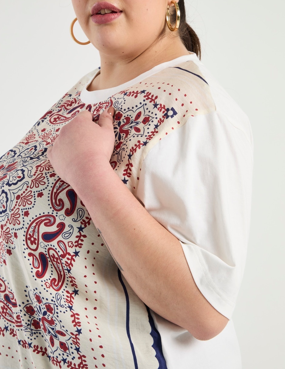 Blusa manga corta para mujer 4