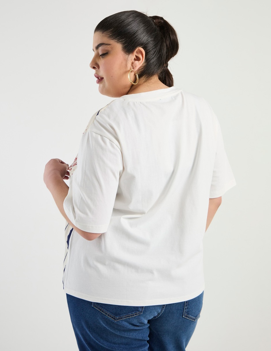 Blusa manga corta para mujer 6