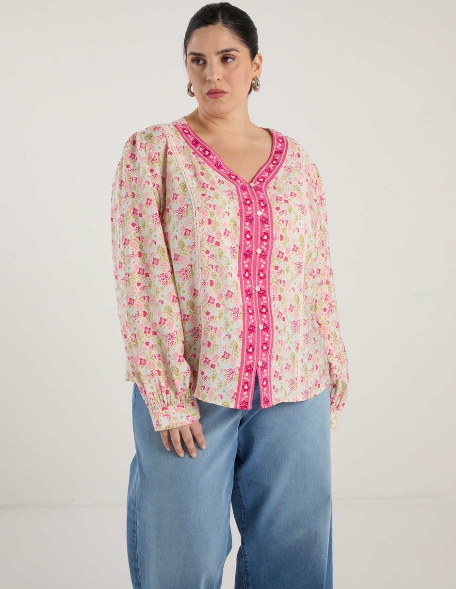 Blusa manga larga para mujer Blusa manga larga para mujer