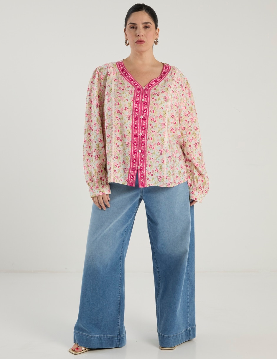 Blusa manga larga para mujer 2