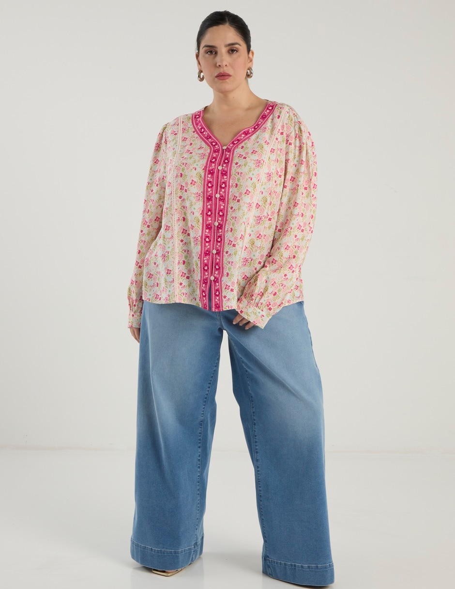 Blusa manga larga para mujer 3