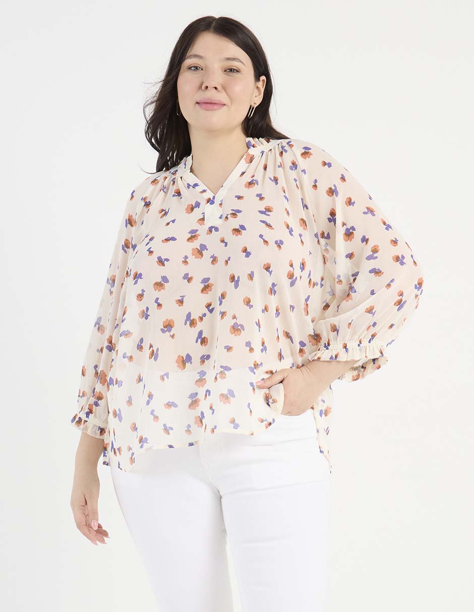 Blusa manga 3/4 para mujer 2