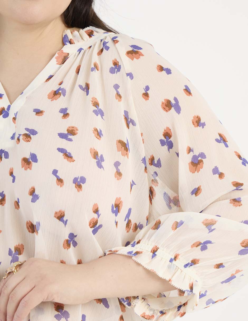 Blusa manga 3/4 para mujer 5