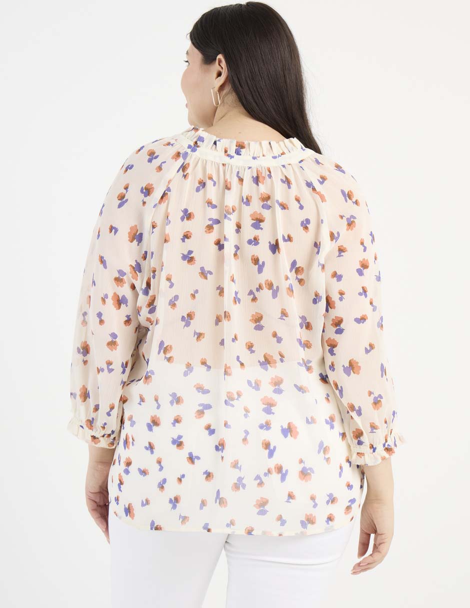 Blusa manga 3/4 para mujer 6