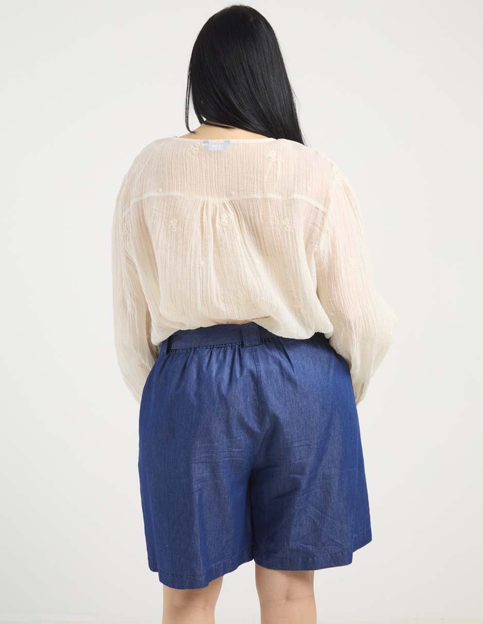Blusa manga larga para mujer 6