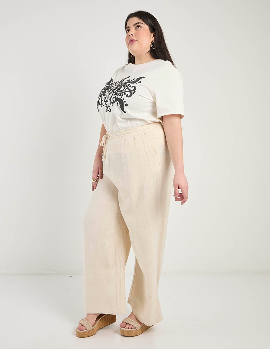Pantalón relaxed amplio para mujer 2