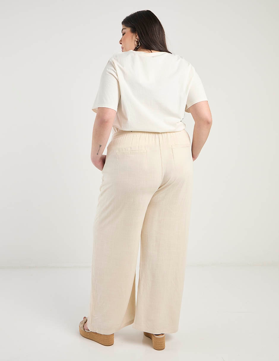 Pantalón relaxed amplio para mujer 6