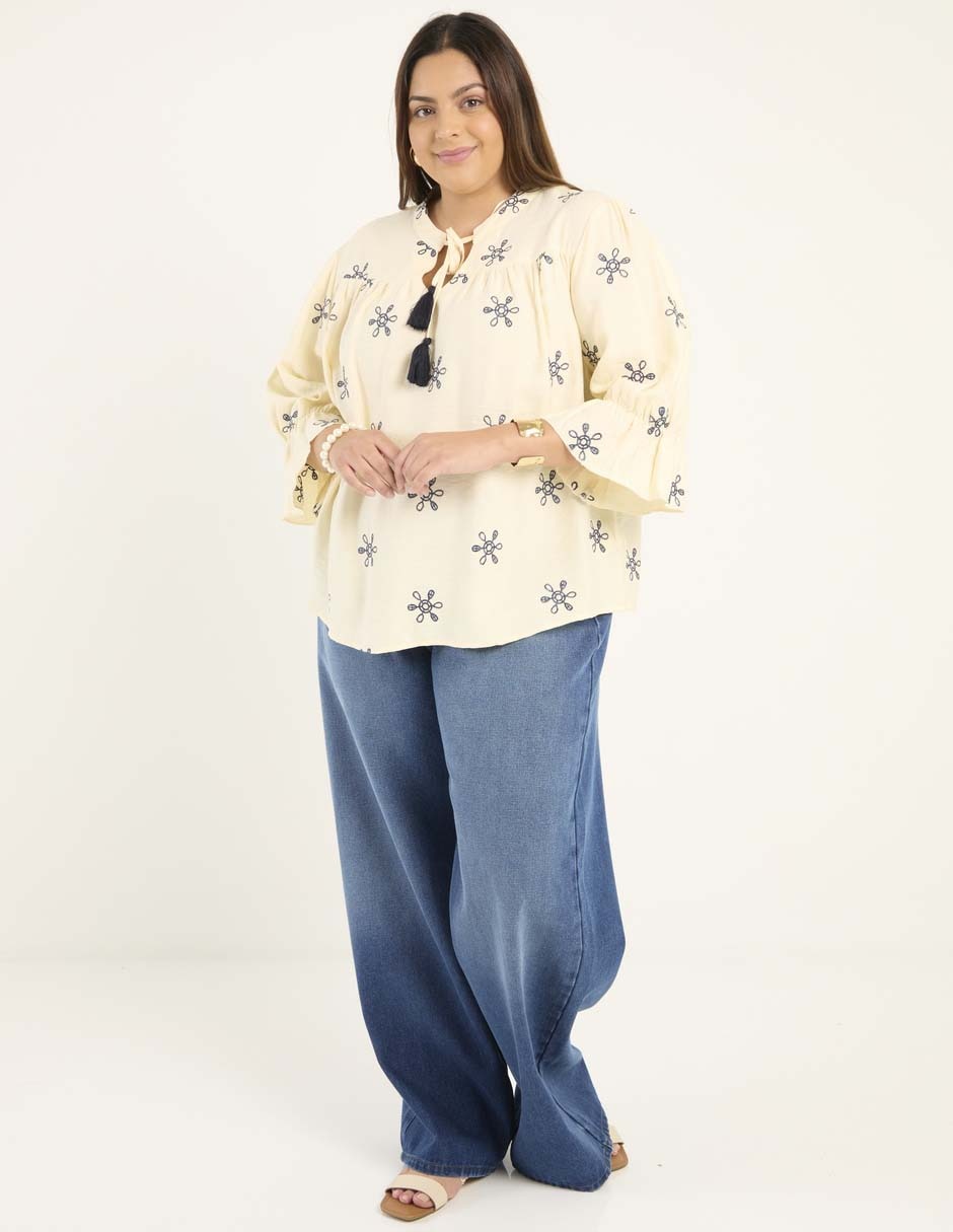Blusa manga 3/4 para mujer 3
