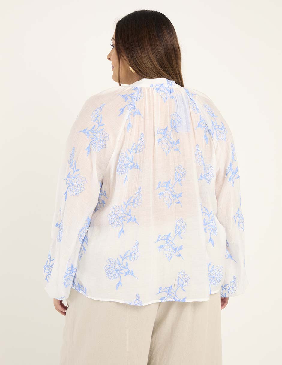 Blusa manga larga para mujer 2