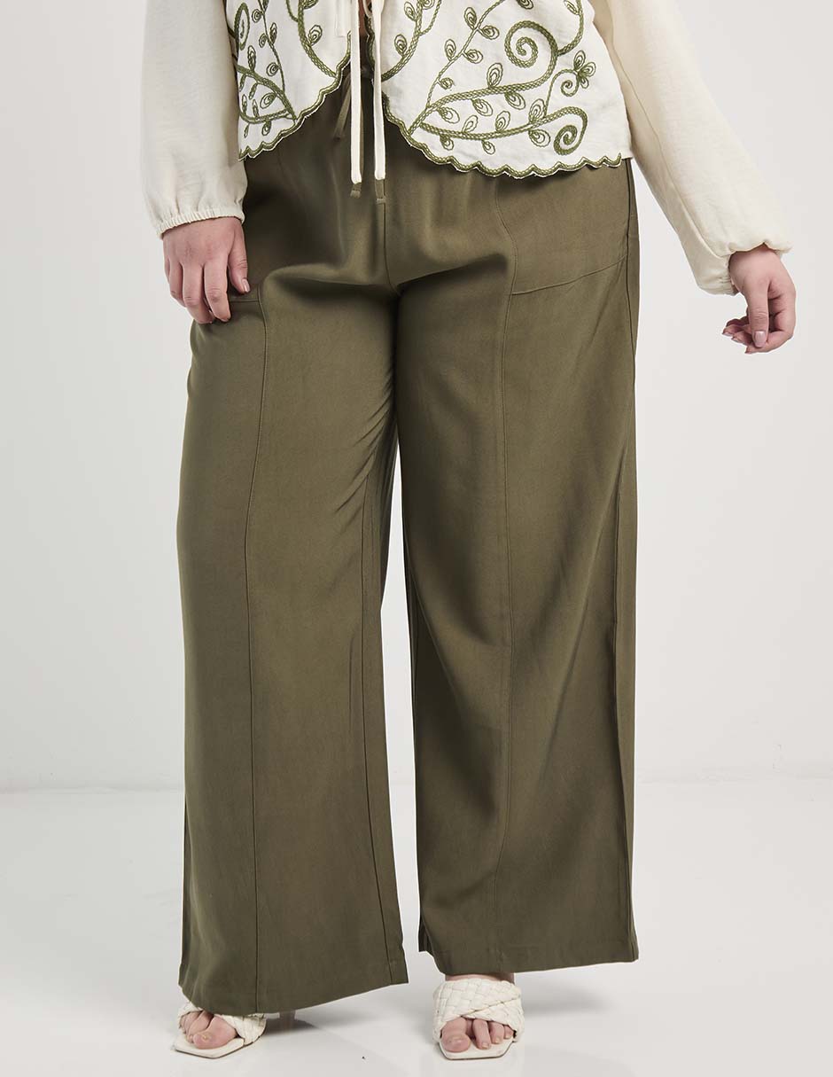 Pantalón relaxed wide leg para mujer Pantalón relaxed wide leg para mujer