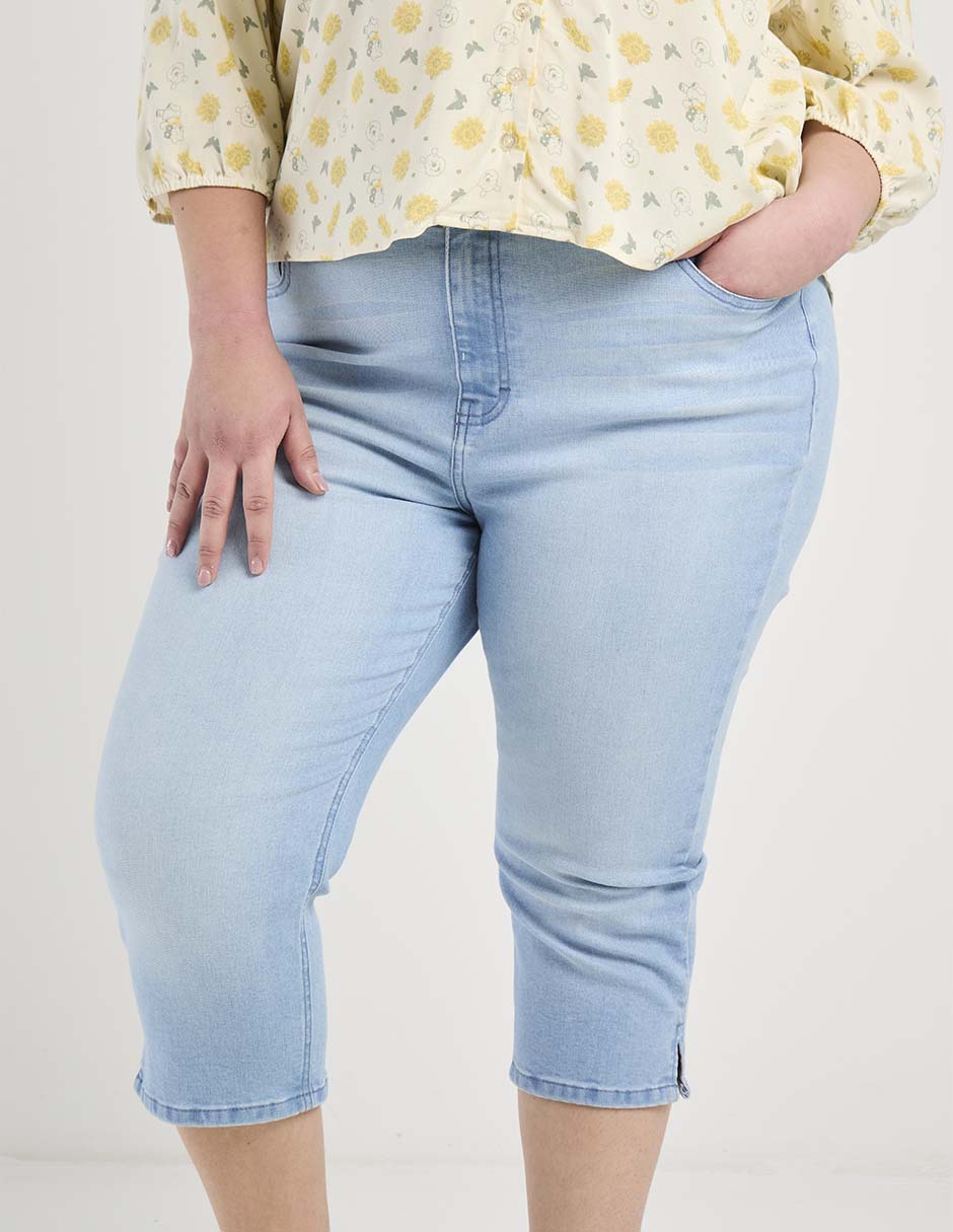 Pantalón capri skinny para mujer 4