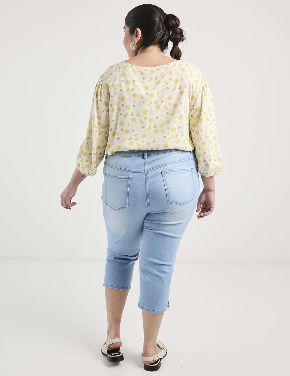 Pantalón capri skinny para mujer 6