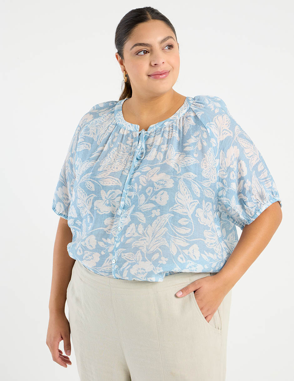 Blusa manga al codo para mujer Blusa manga al codo para mujer