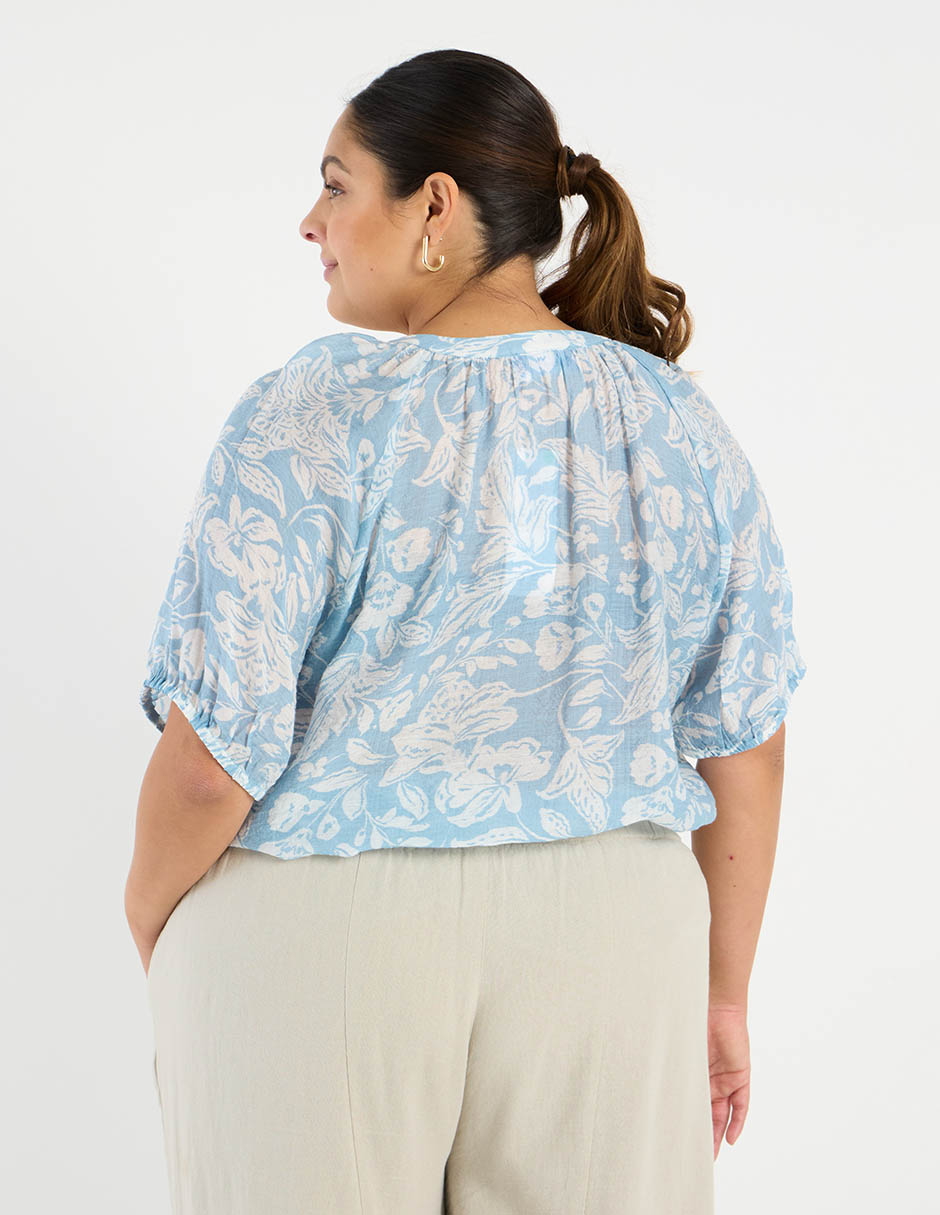 Blusa manga al codo para mujer 3