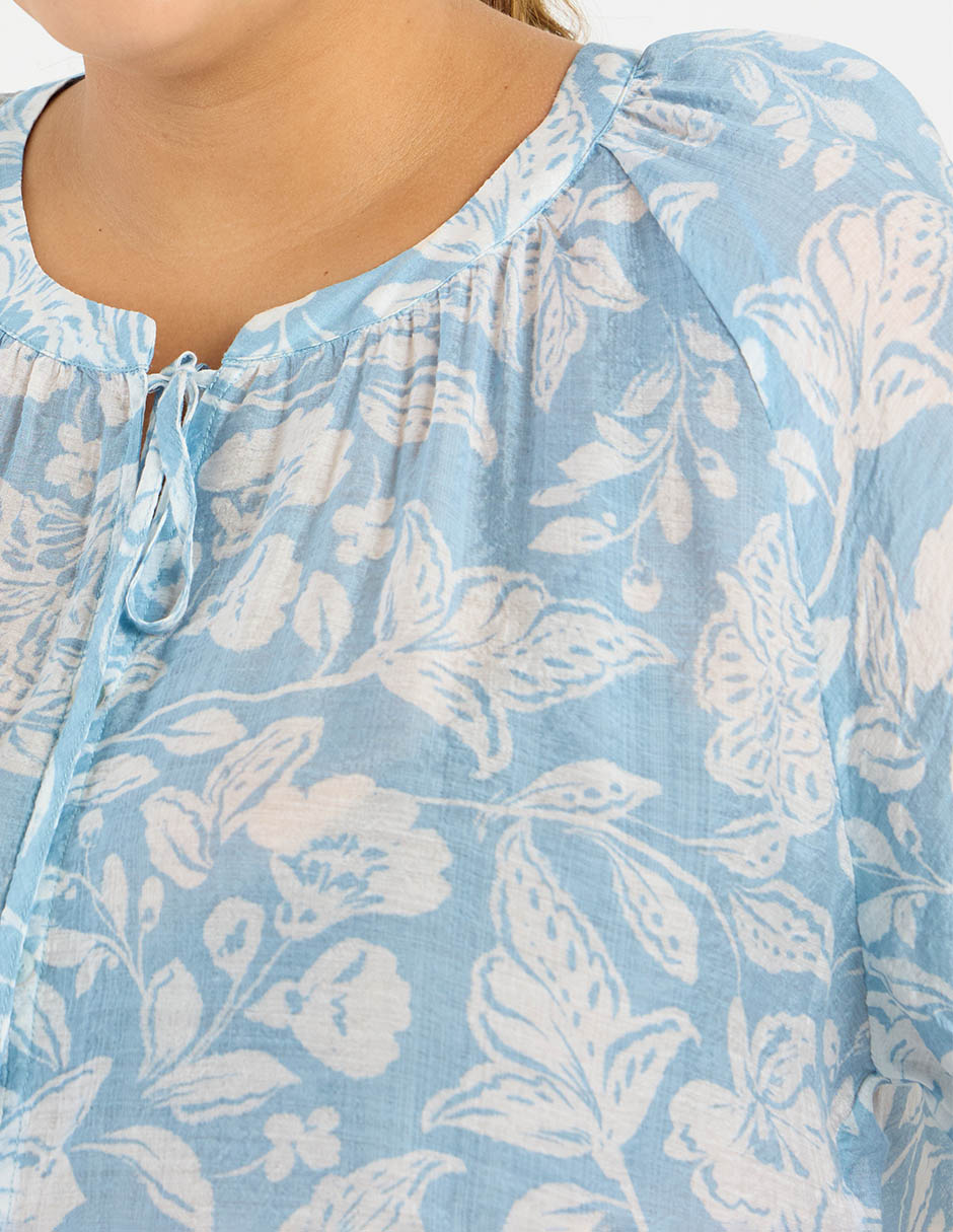 Blusa manga al codo para mujer 4