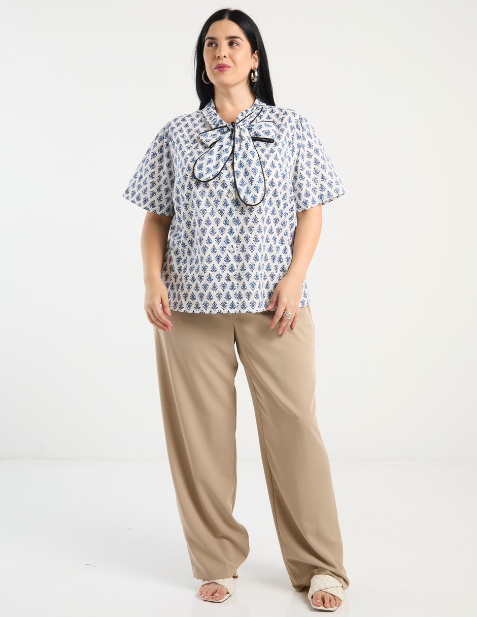 Blusa manga corta para mujer 3