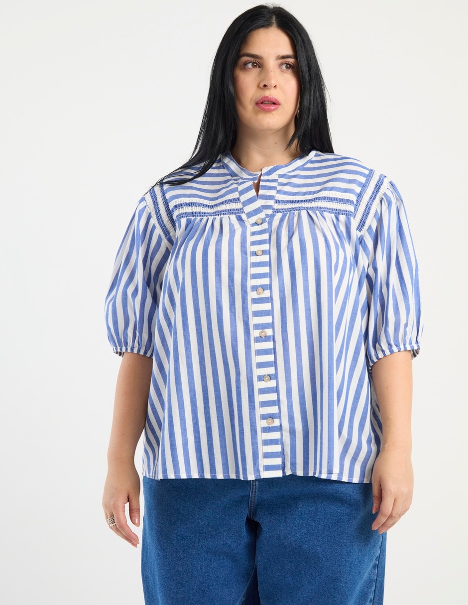 Blusa manga al codo para mujer Blusa manga al codo para mujer